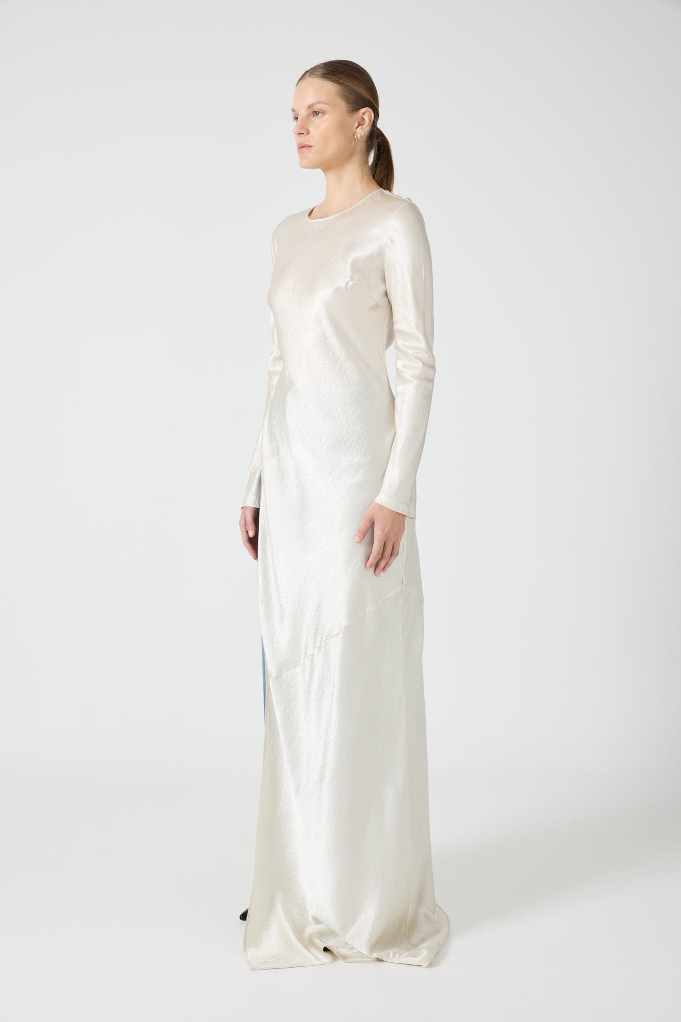REVERY HIGH SPLIT LONG SLEEVE DRESS | CREAM | THIRD FORM | Women's Australian Fashion THIRD FORM - International REVERY HIGH SPLIT LONG SLEEVE DRESS | CREAM | THIRD FORM | Women's Australian Fashion THIRD FORM - International