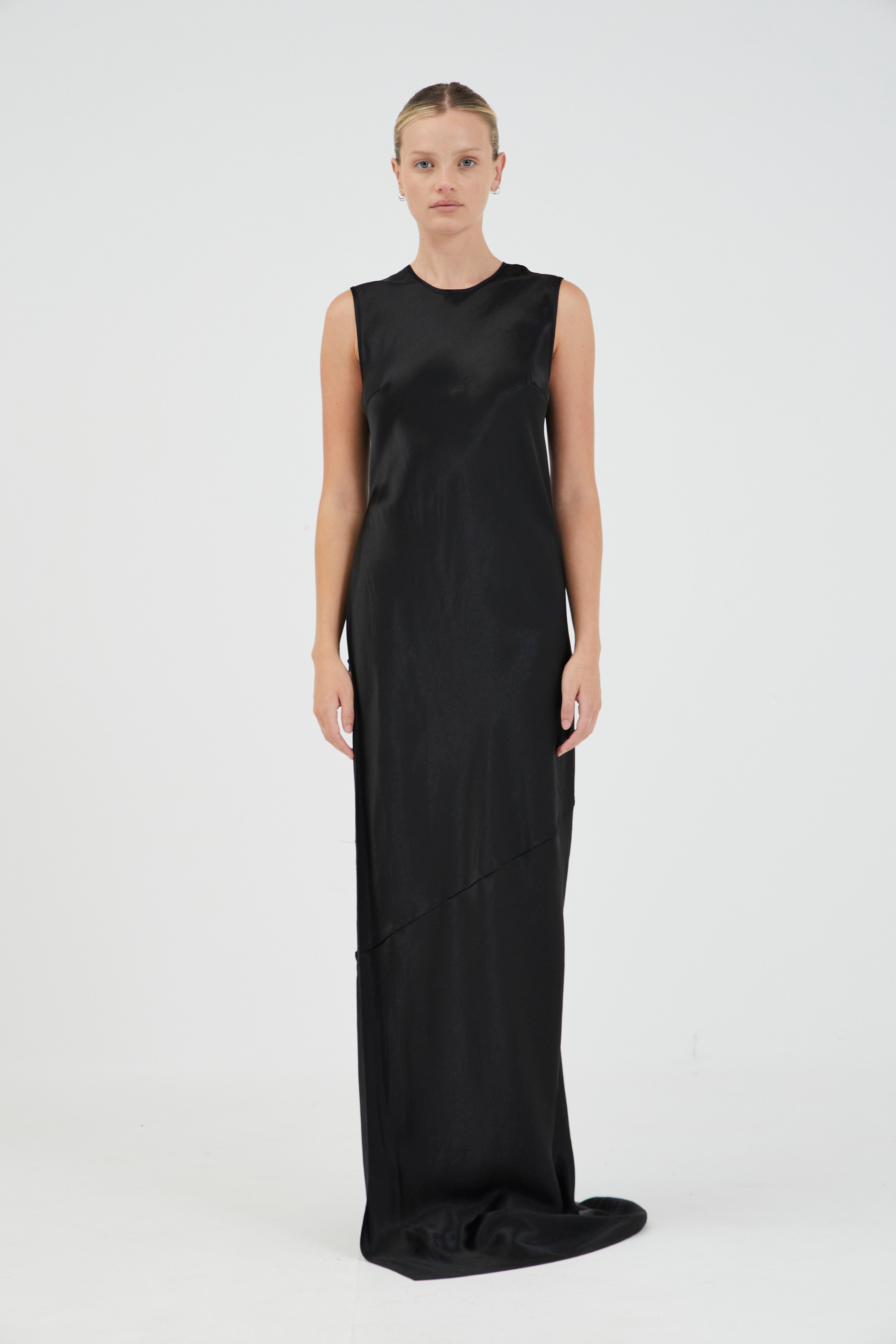 REVERY HIGH SPLIT TANK DRESS | BLACK | THIRD FORM | Women's Australian Fashion THIRD FORM - International REVERY HIGH SPLIT TANK DRESS | BLACK | THIRD FORM | Women's Australian Fashion THIRD FORM - International