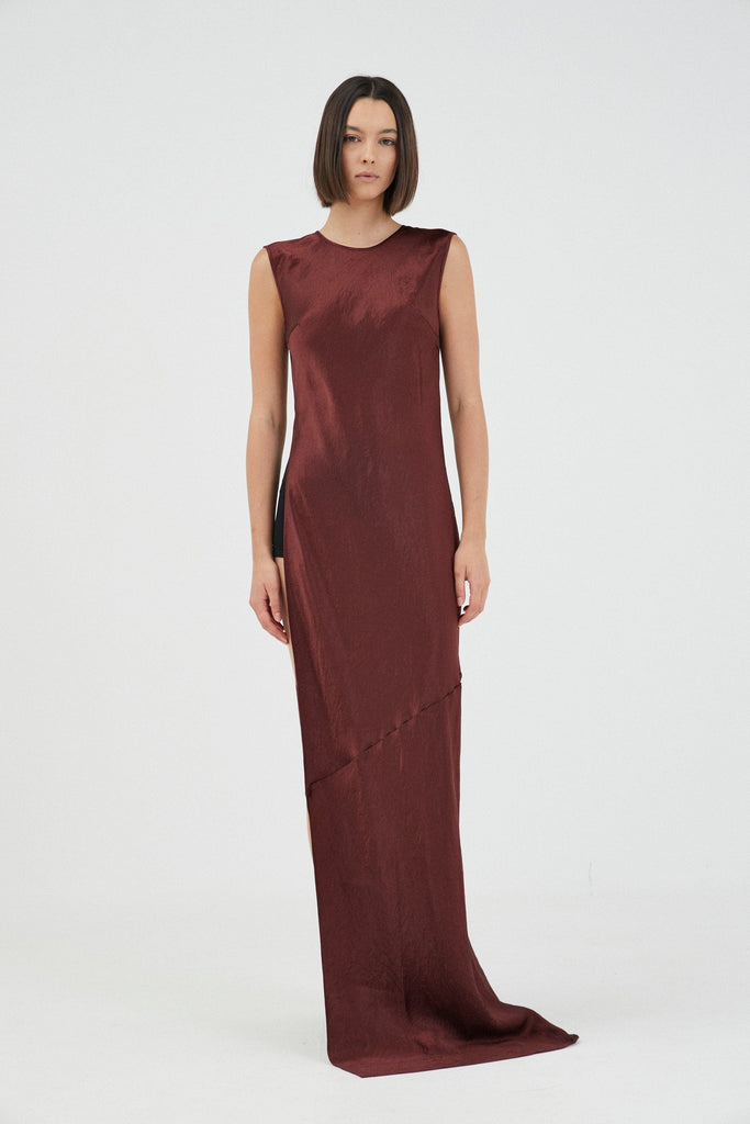 REVERY HIGH SPLIT TANK DRESS | SHIRAZ | THIRD FORM | Women's Australian  Fashion — THIRD FORM