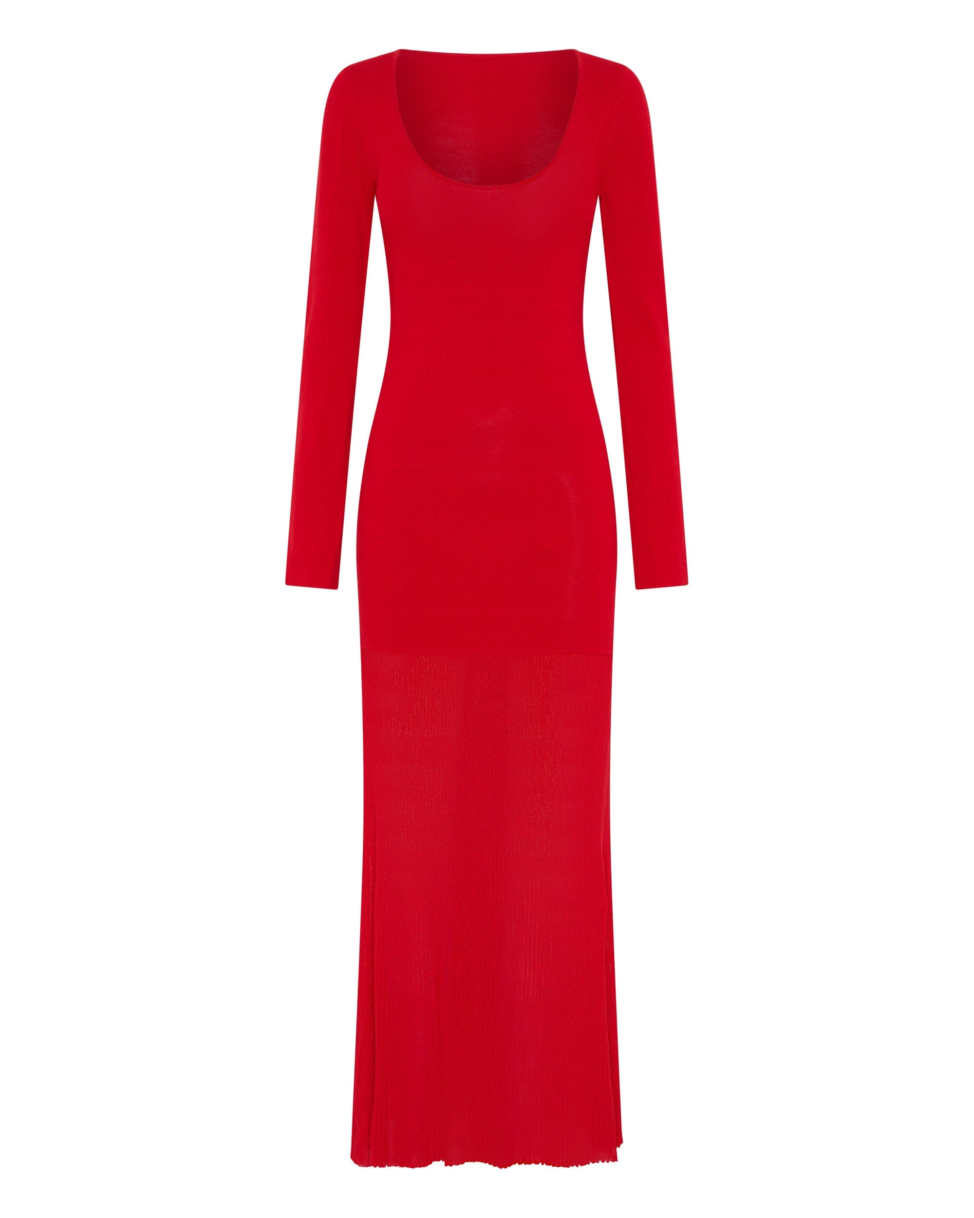 REWIND KNIT MAXI DRESS | CHERRY TOMATO THIRD FORM - International REWIND KNIT MAXI DRESS | CHERRY TOMATO THIRD FORM - International