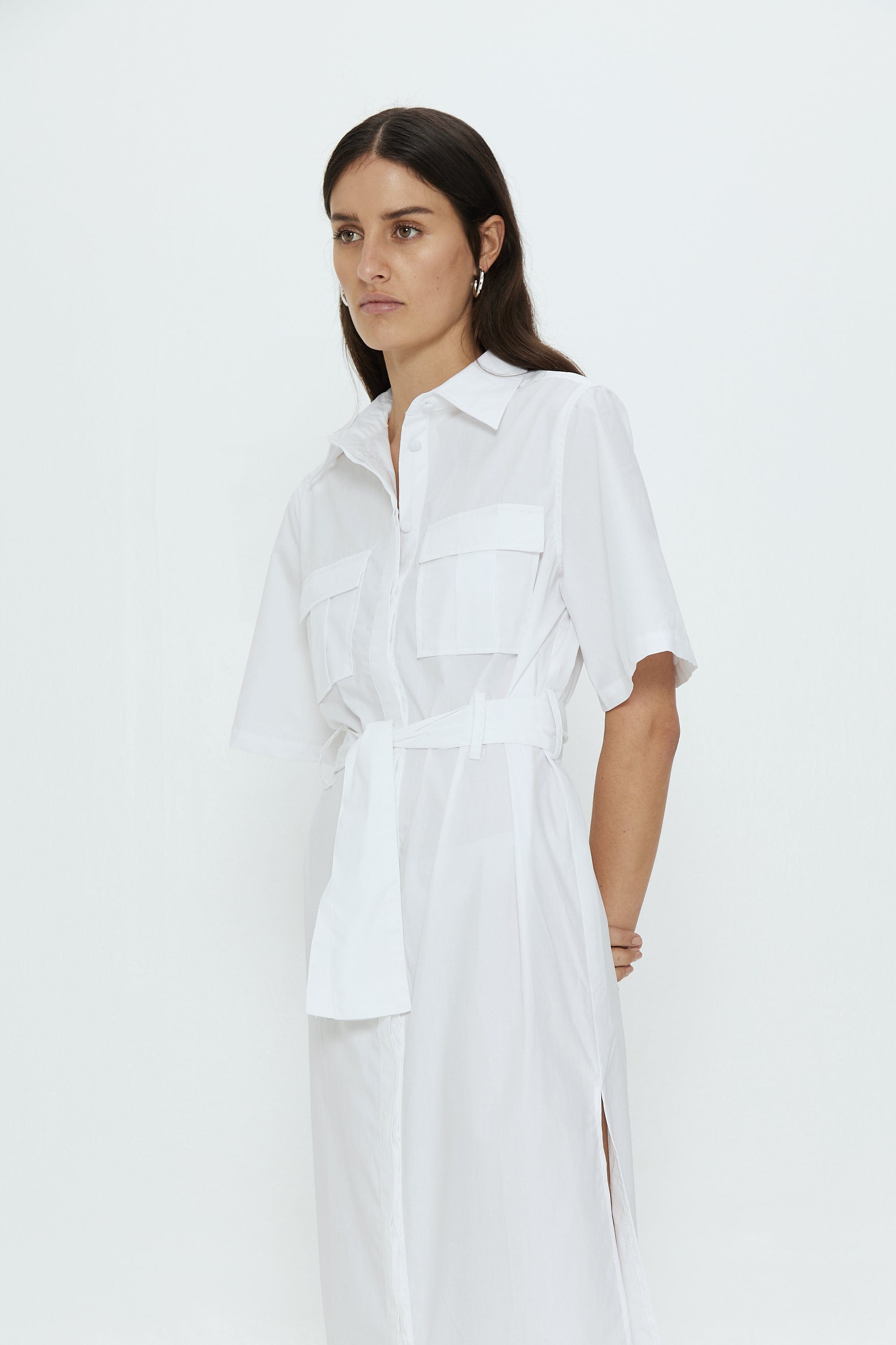 ROAM MAXI SHIRT DRESS | WHITE | THIRD FORM | Women's Fashion on Sale ...