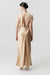 THIRD FORM SATIN BIAS MAXI TEE DRESS | SAND
