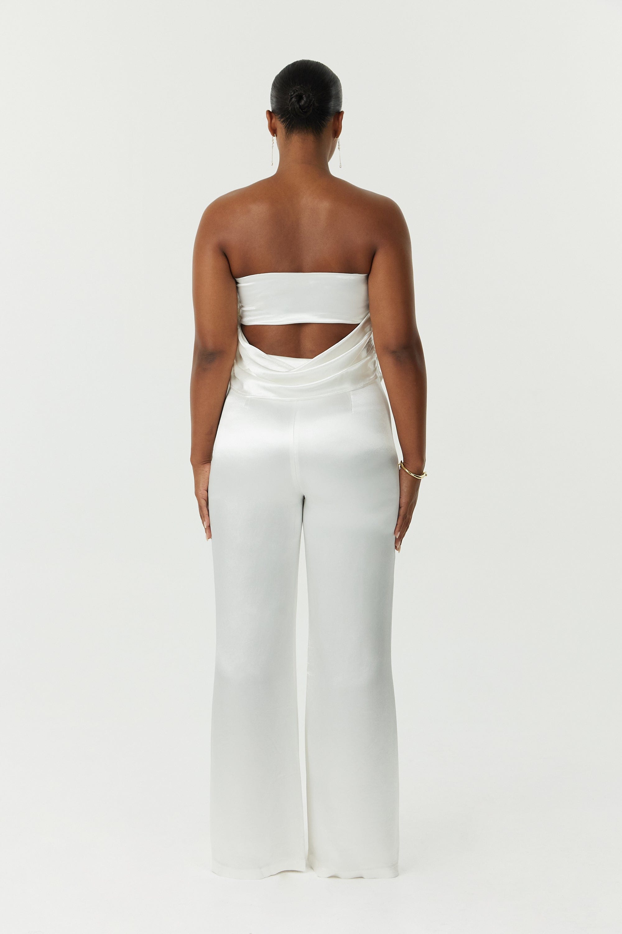 SATIN FLARE TROUSER | POWDER WHITE | Third Form | Women's Fashion on Sale | Shop Bridal Now THIRD FORM - International SATIN FLARE TROUSER | POWDER WHITE | Third Form | Women's Fashion on Sale | Shop Bridal Now THIRD FORM - International