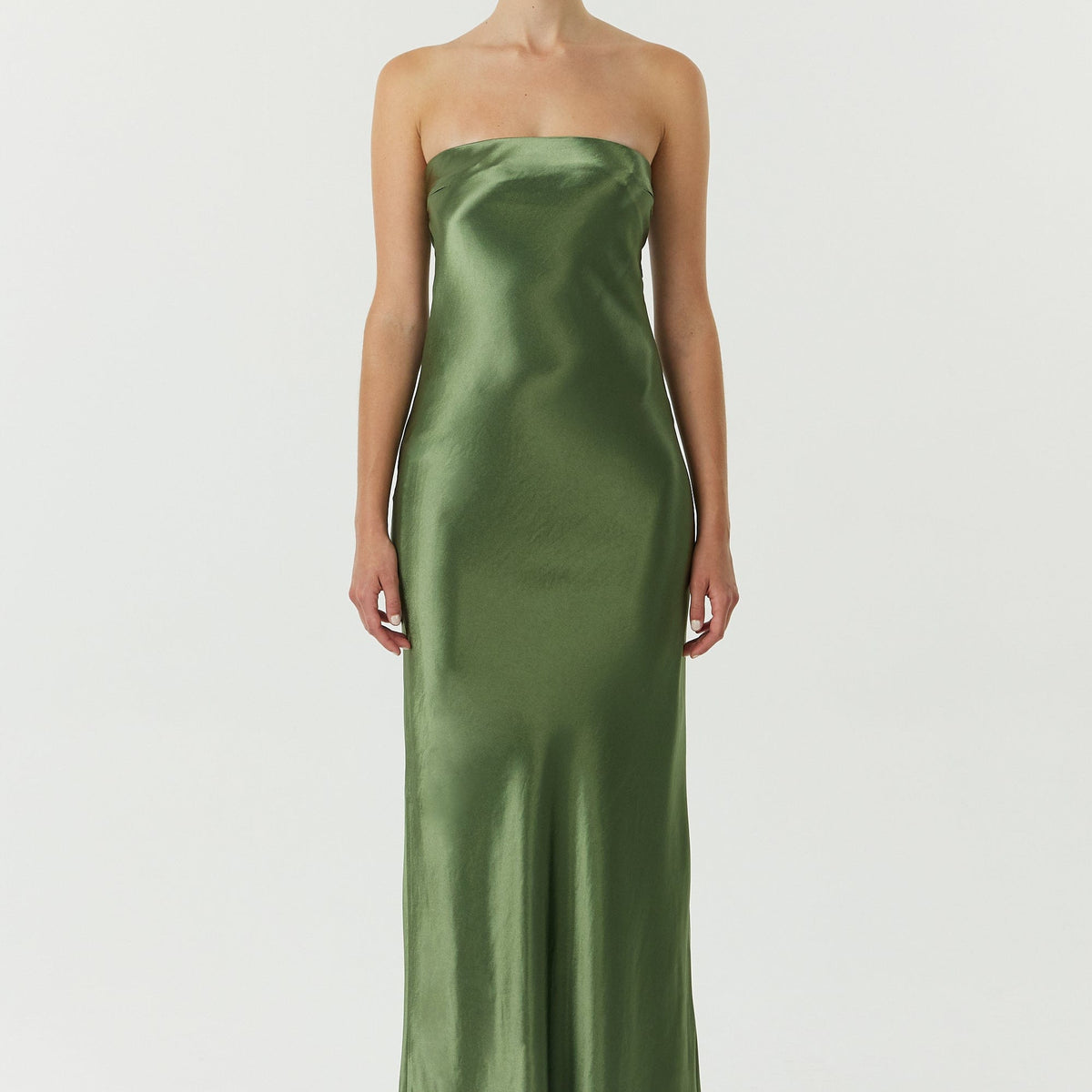 third form green dress VISIONS LACE FLOOR LENGTH DRESS | FIG | THIRD FORM | Women's Australian  Fashion — THIRD FORM main image 0