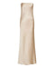 THIRD FORM SATIN TIE BACK STRAPLESS MAXI | SAND