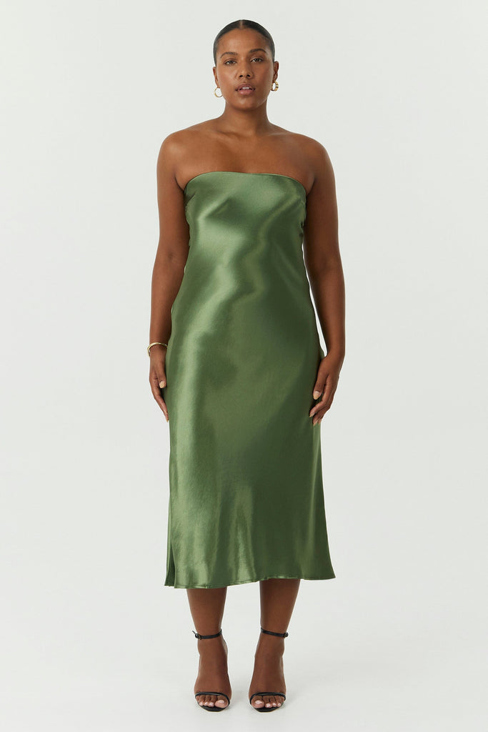 satin tie front midi dress Leonardo | Tie Front Black Satin Midi Dress