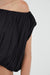 THIRD FORM SERAPHIC DRAPE TOP | BLACK