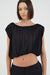 THIRD FORM SERAPHIC DRAPE TOP | BLACK