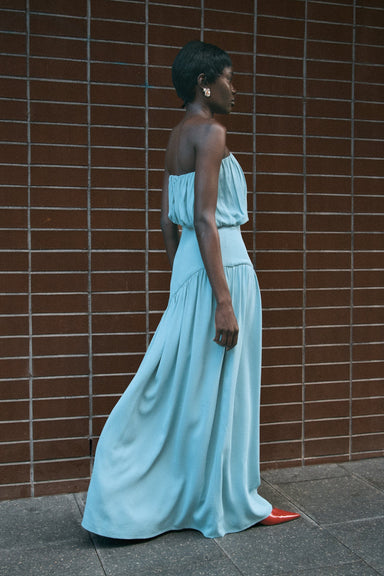 THIRD FORM SERAPHIC STRAPLESS MAXI DRESS | AQUATIC