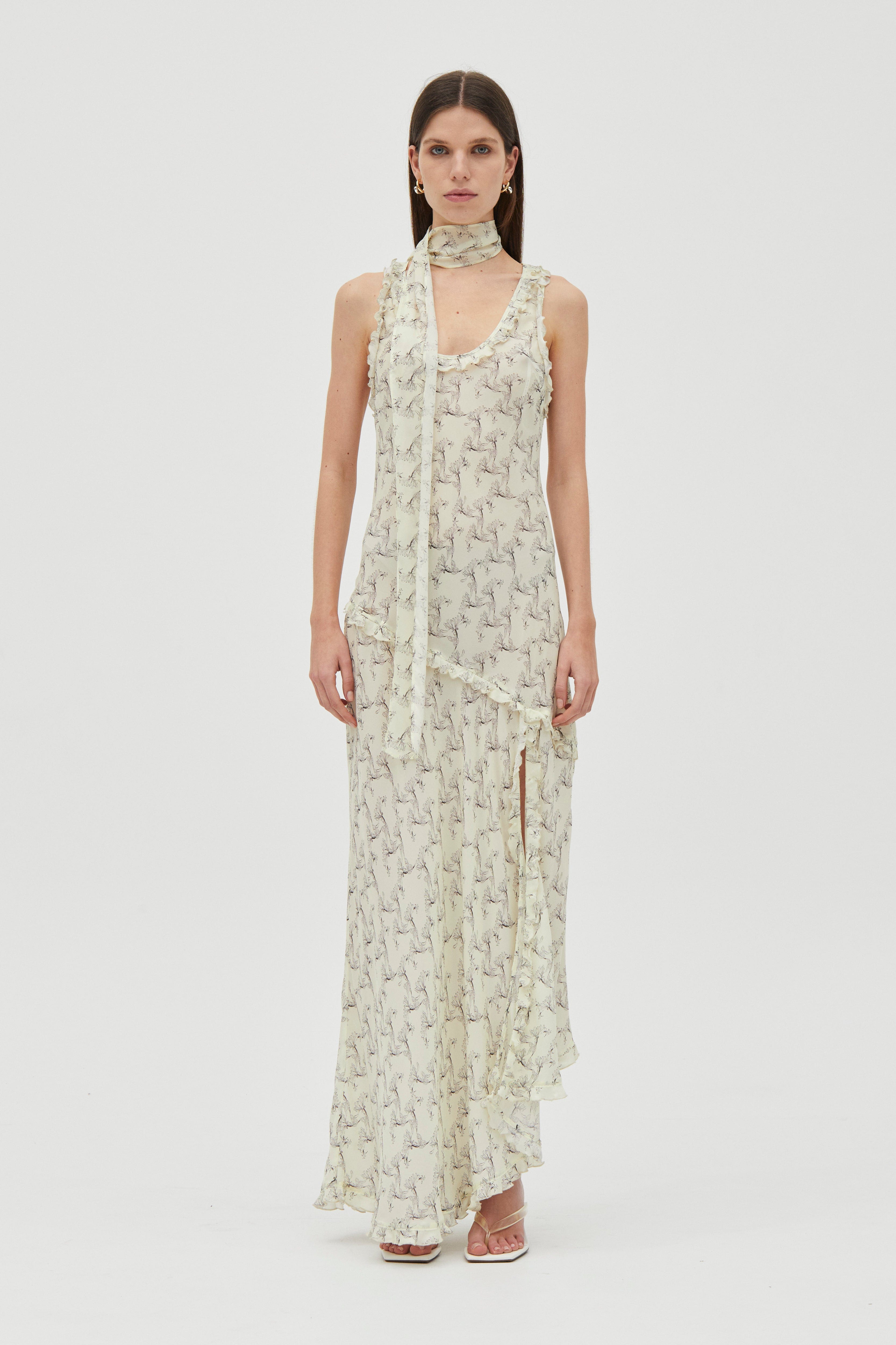 VISIONS LACE FRILL DRESS | SAGE | THIRD FORM | Women's Australian Fashion THIRD FORM - International VISIONS LACE FRILL DRESS | SAGE | THIRD FORM | Women's Australian Fashion THIRD FORM - International