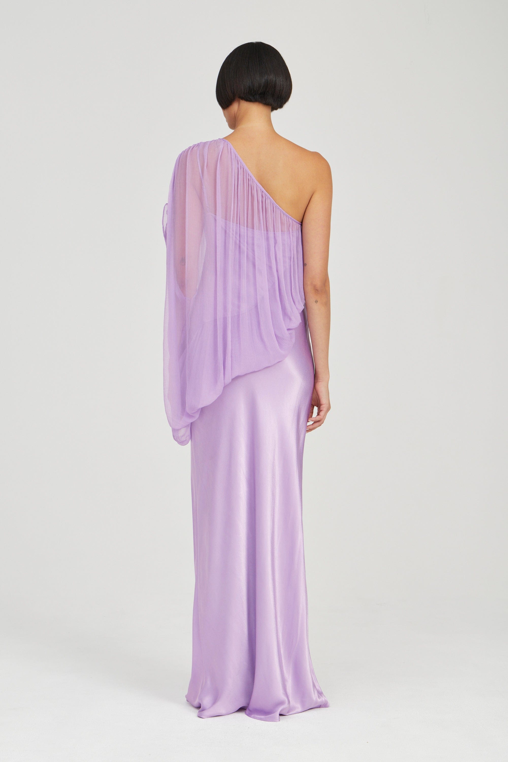 SOLSTICE ONE SHOULDER FLOOR LENGTH | LAVENDER | THIRD FORM | Women's Australian Fashion THIRD FORM - International SOLSTICE ONE SHOULDER FLOOR LENGTH | LAVENDER | THIRD FORM | Women's Australian Fashion THIRD FORM - International