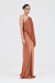 THIRD FORM SOLSTICE ONE SHOULDER FLOOR LENGTH | RUST