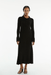 UNBOUND KNIT SHIRT DRESS | BLACK