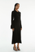 UNBOUND KNIT SHIRT DRESS | BLACK