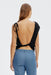 THIRD FORM Undone Twist Back Tank | Noir