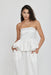 THIRD FORM VANTA STRAPLESS TOP| PORCELAIN