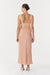 THIRD FORM VISIONS LACE DEEP V MAXI DRESS | CORAL