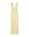 THIRD FORM VISIONS LACE DEEP V MAXI DRESS | DAFFODIL