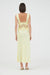 THIRD FORM VISIONS LACE DEEP V MAXI DRESS | DAFFODIL