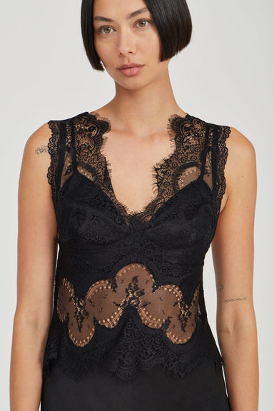 VISIONS LACE FRILL DRESS | EBONY | THIRD FORM | Women's Australian Fashion THIRD FORM - International VISIONS LACE FRILL DRESS | EBONY | THIRD FORM | Women's Australian Fashion THIRD FORM - International