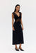 THIRD FORM VISIONS LACE DEEP V MAXI DRESS | EBONY | PRE ORDER