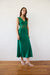 THIRD FORM VISIONS LACE DEEP V MAXI DRESS | JADE