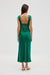 THIRD FORM VISIONS LACE DEEP V MAXI DRESS | JADE