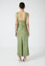 THIRD FORM VISIONS LACE DEEP V MAXI DRESS | SAGE