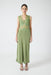 THIRD FORM VISIONS LACE DEEP V MAXI DRESS | SAGE