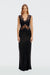 THIRD FORM Visions Lace Floor Length Dress | Ebony
