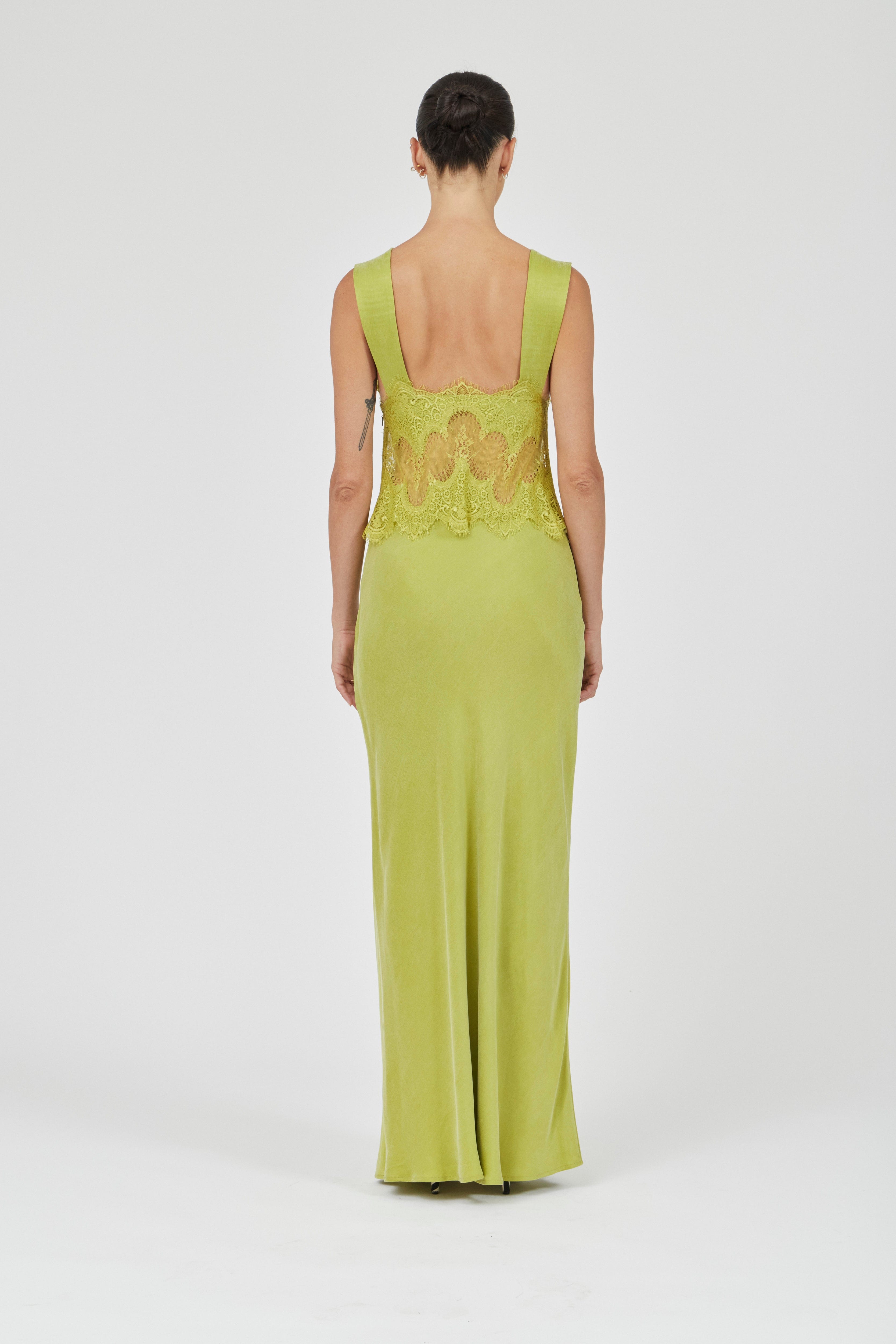 three floor lace dress Split Tease Dress