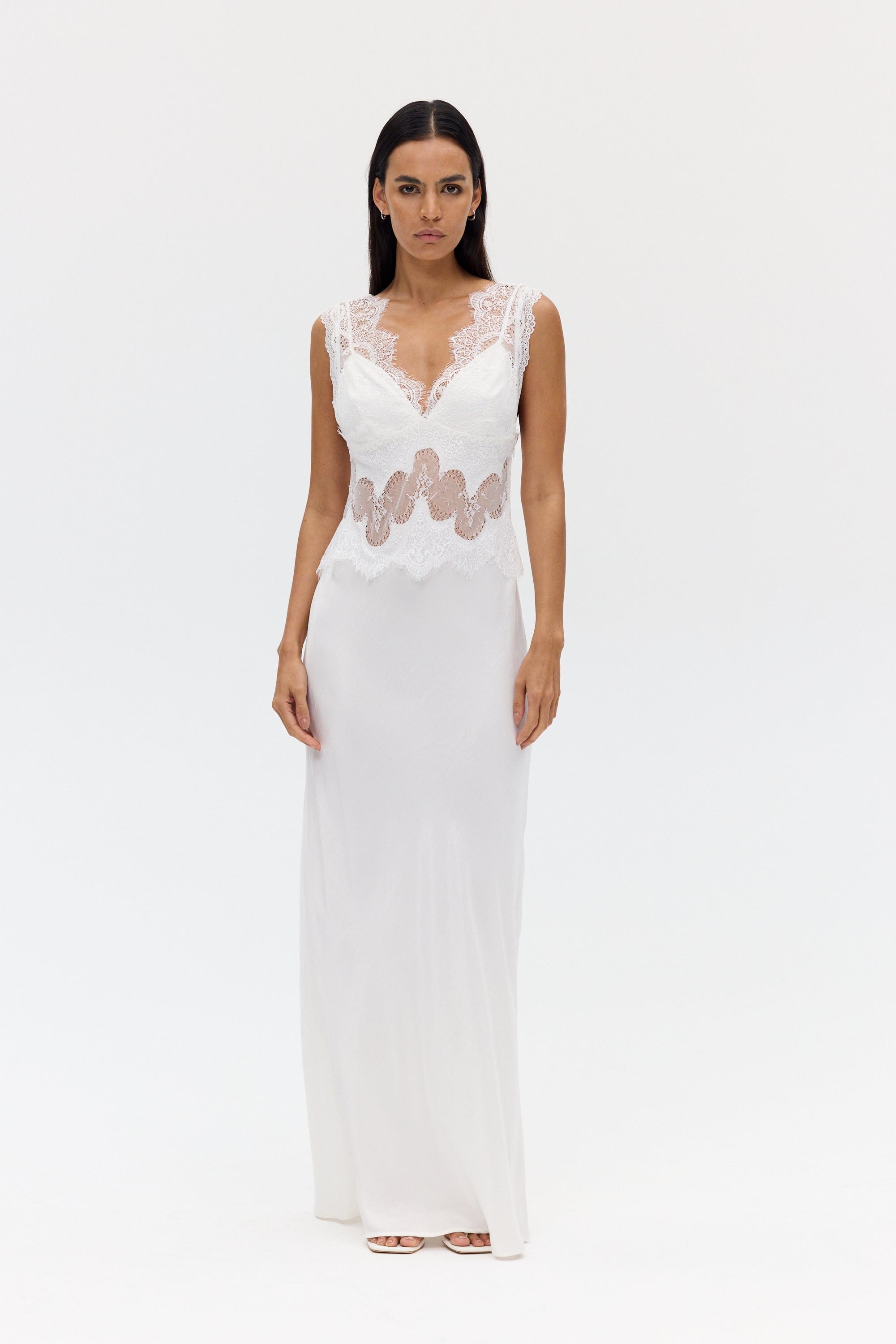 VISIONS LACE FLOOR LENGTH DRESS | IVORY | THIRD FORM | Wedding Dresses THIRD FORM - International VISIONS LACE FLOOR LENGTH DRESS | IVORY | THIRD FORM | Wedding Dresses THIRD FORM - International
