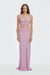 THIRD FORM Visions Lace Floor Length Dress | Lilac