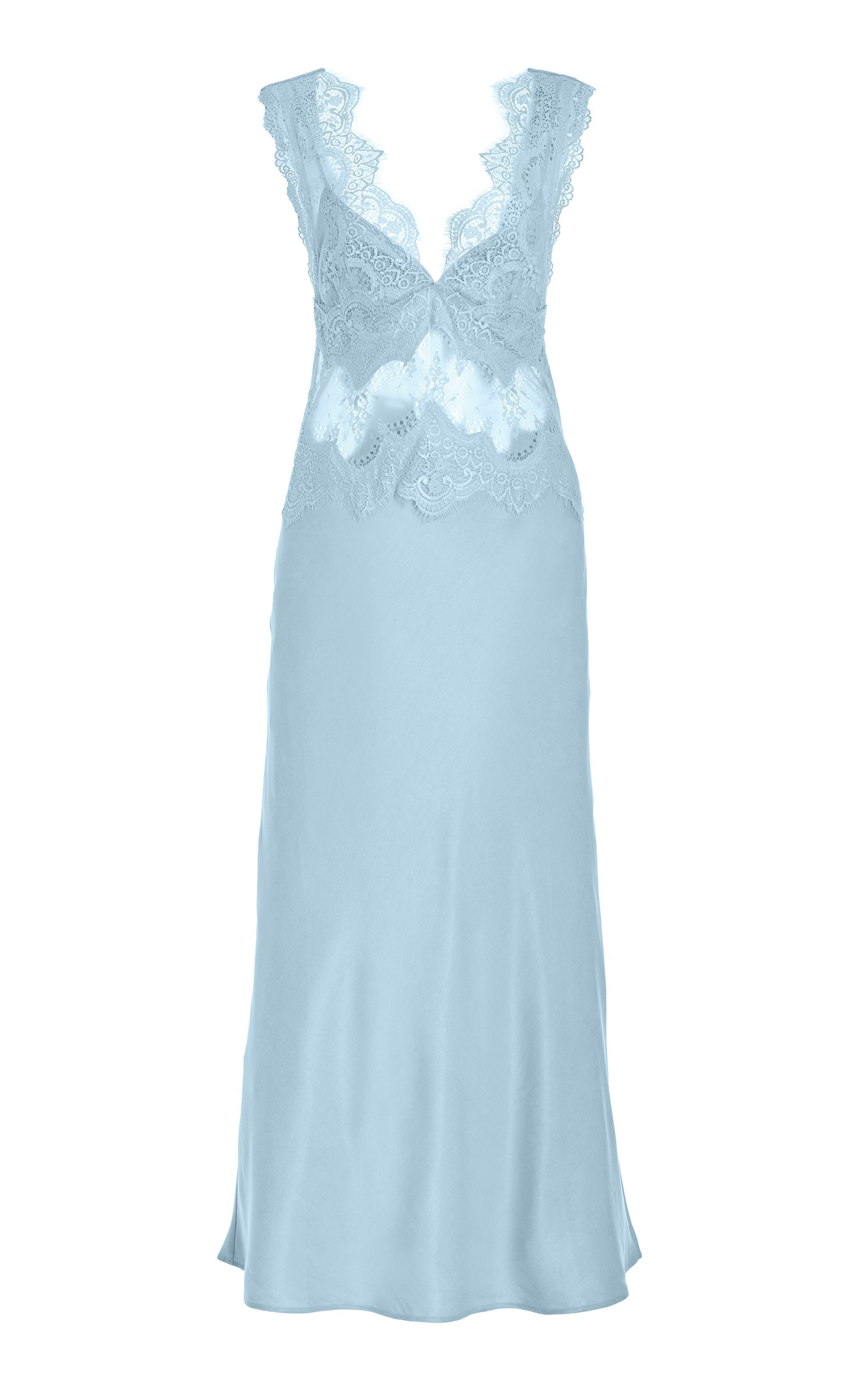 VISIONS LACE FLOOR LENGTH DRESS | SKY BLUE THIRD FORM - International VISIONS LACE FLOOR LENGTH DRESS | SKY BLUE THIRD FORM - International