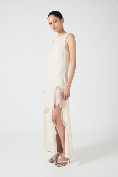 VISIONS LACE FLOOR LENGTH DRESS | BUTTERCREAM | THIRD FORM | Women's Australian Fashion THIRD FORM - International VISIONS LACE FLOOR LENGTH DRESS | BUTTERCREAM | THIRD FORM | Women's Australian Fashion THIRD FORM - International