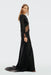 THIRD FORM Visions Lace Long Sleeve Gown | Ebony