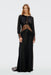 THIRD FORM Visions Lace Long Sleeve Gown | Ebony