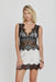 THIRD FORM VISIONS LACE MINI DRESS | IVORY & BLACK