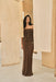 THIRD FORM VISIONS LACE STRAPLESS MAXI DRESS | CHOCOLATE