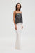 THIRD FORM VISIONS LACE STRAPLESS MAXI DRESS | IVORY & BLACK
