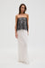 THIRD FORM VISIONS LACE STRAPLESS MAXI DRESS | IVORY & BLACK