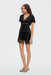 THIRD FORM Visions Lace Tie Back Top | Ebony