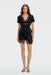 THIRD FORM Visions Lace Tie Back Top | Ebony