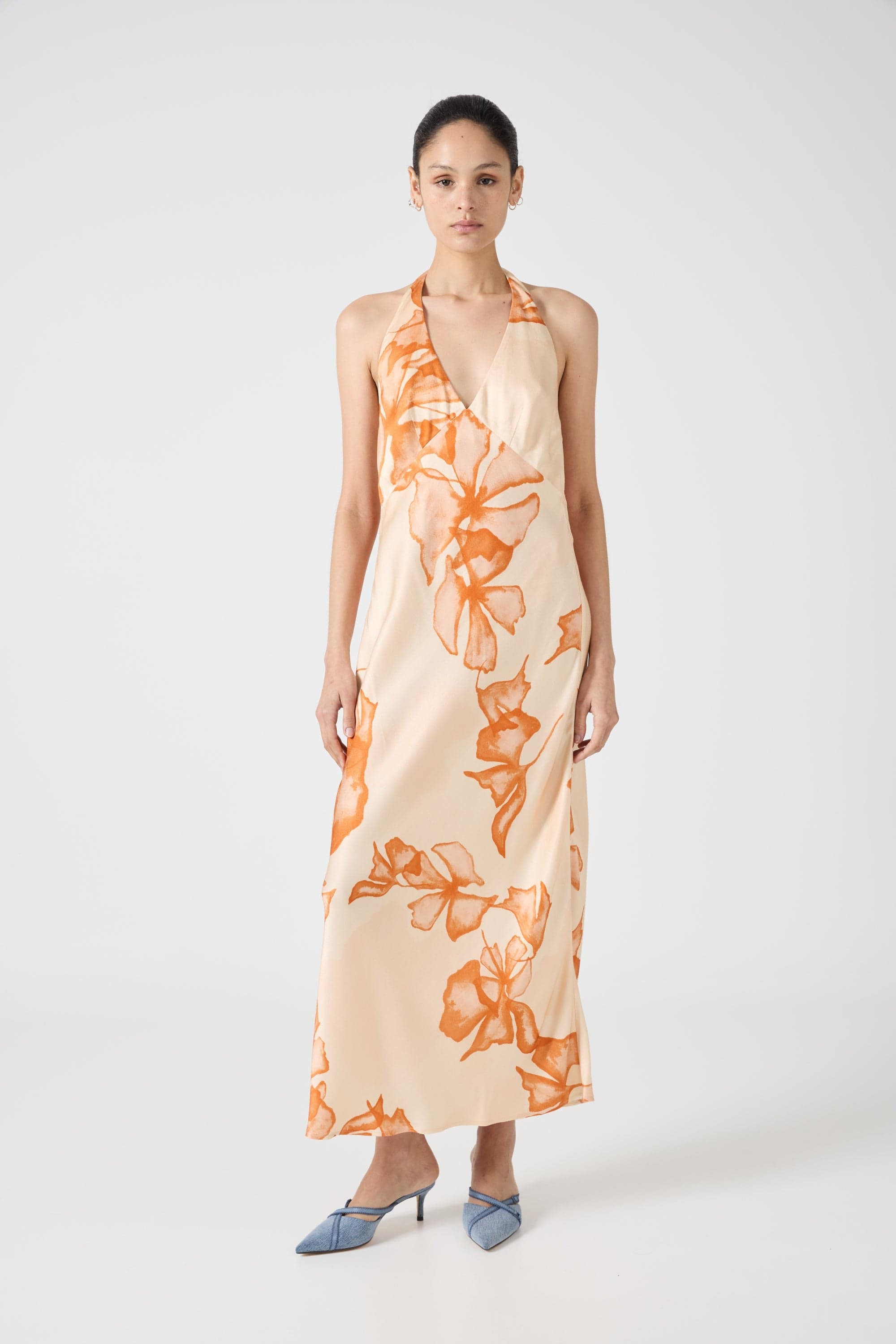 WANDERER HALTER NECK DRESS | FLORAL | THIRD FORM | Women's Australian Fashion — THIRD FORM WANDERER HALTER NECK DRESS | FLORAL | THIRD FORM | Women's Australian Fashion — THIRD FORM