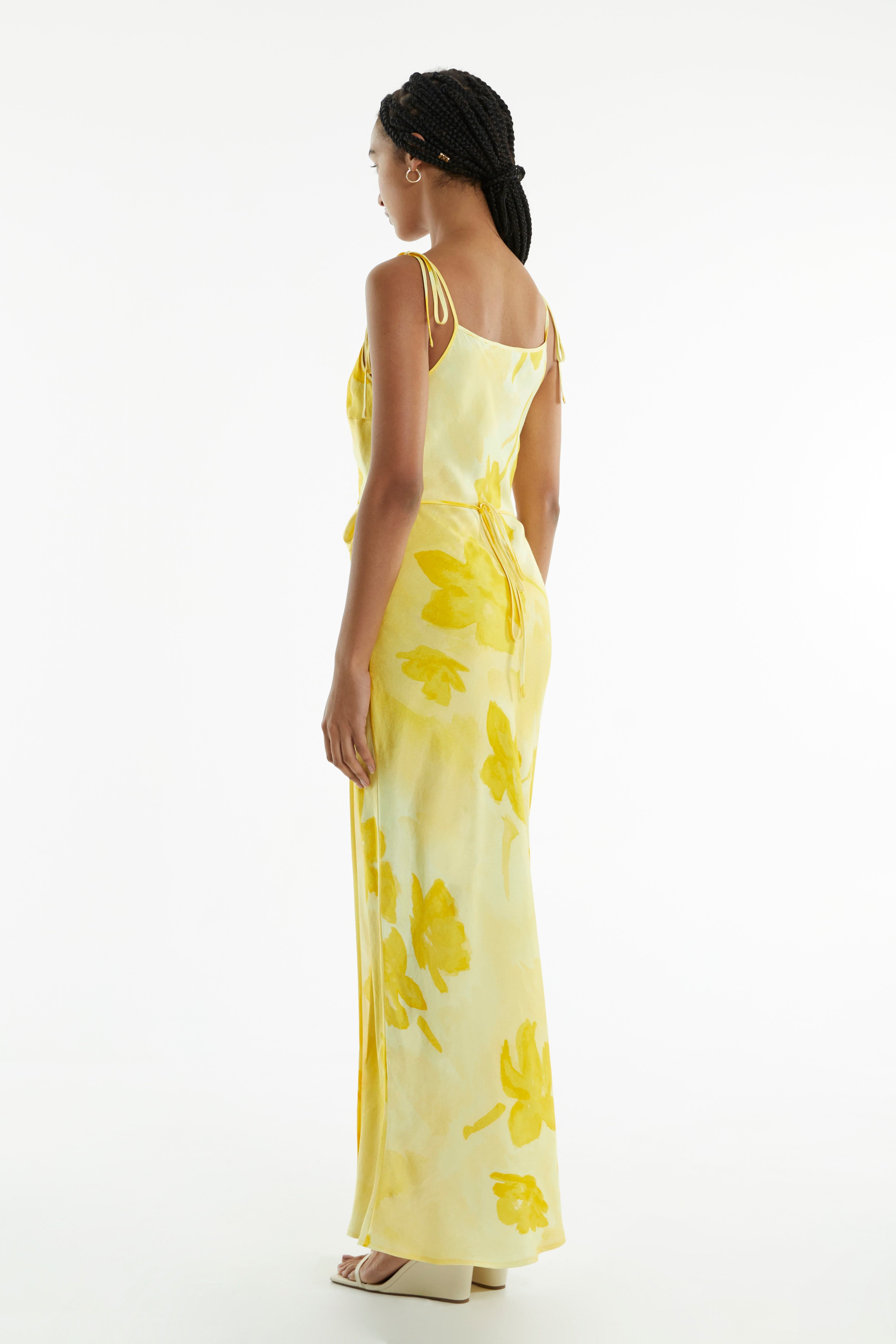 WILD FLOWER WRAP MAXI SLIP | FLORAL | Third Form | Maxi Dresses for Women — THIRD FORM WILD FLOWER WRAP MAXI SLIP | FLORAL | Third Form | Maxi Dresses for Women — THIRD FORM