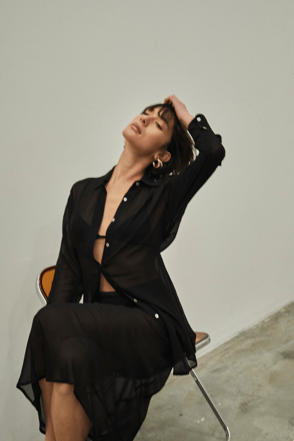 Sheer t shirt dress sales