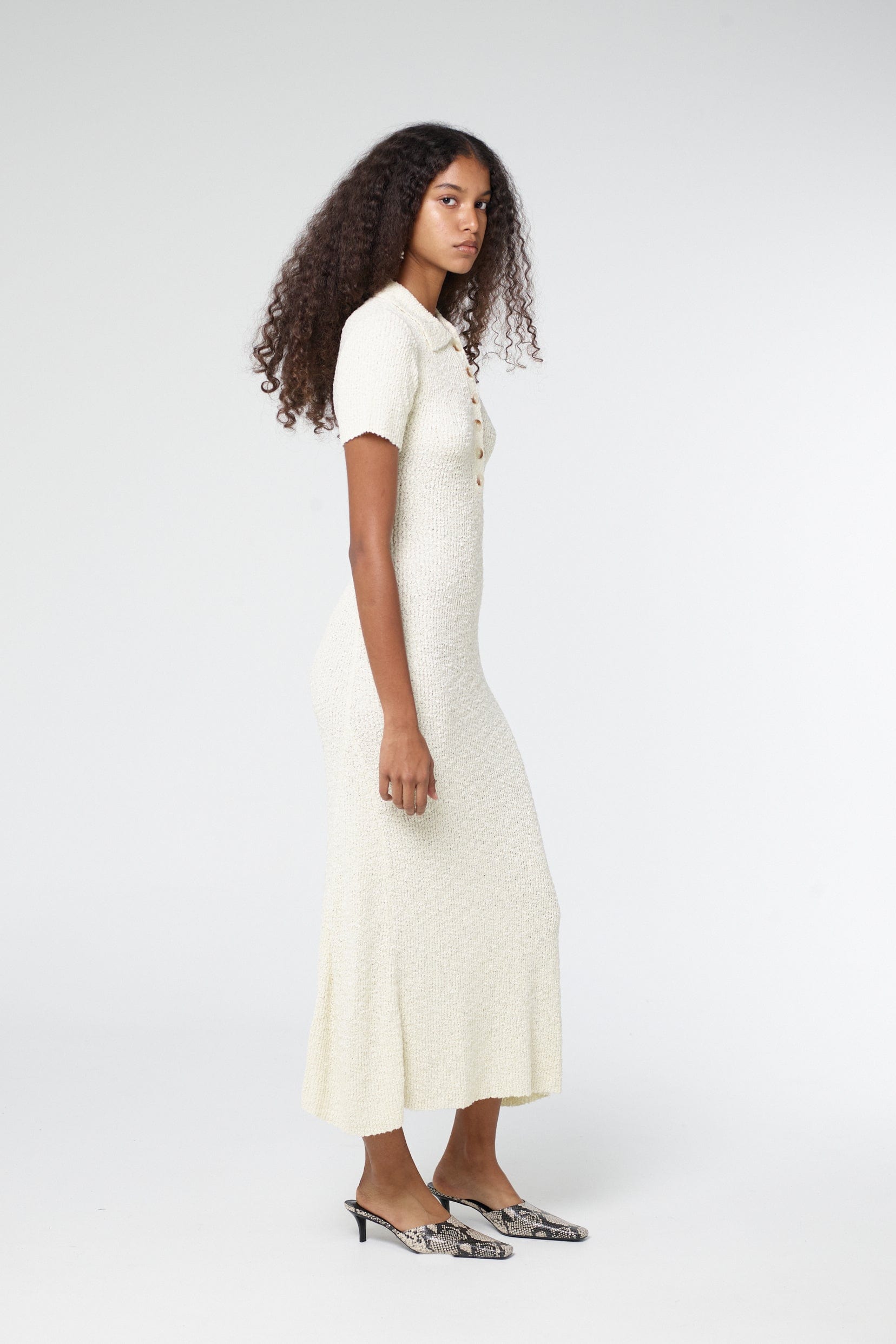 knit pearl dress Pearl Knit Mini Dress 2 / Silk White