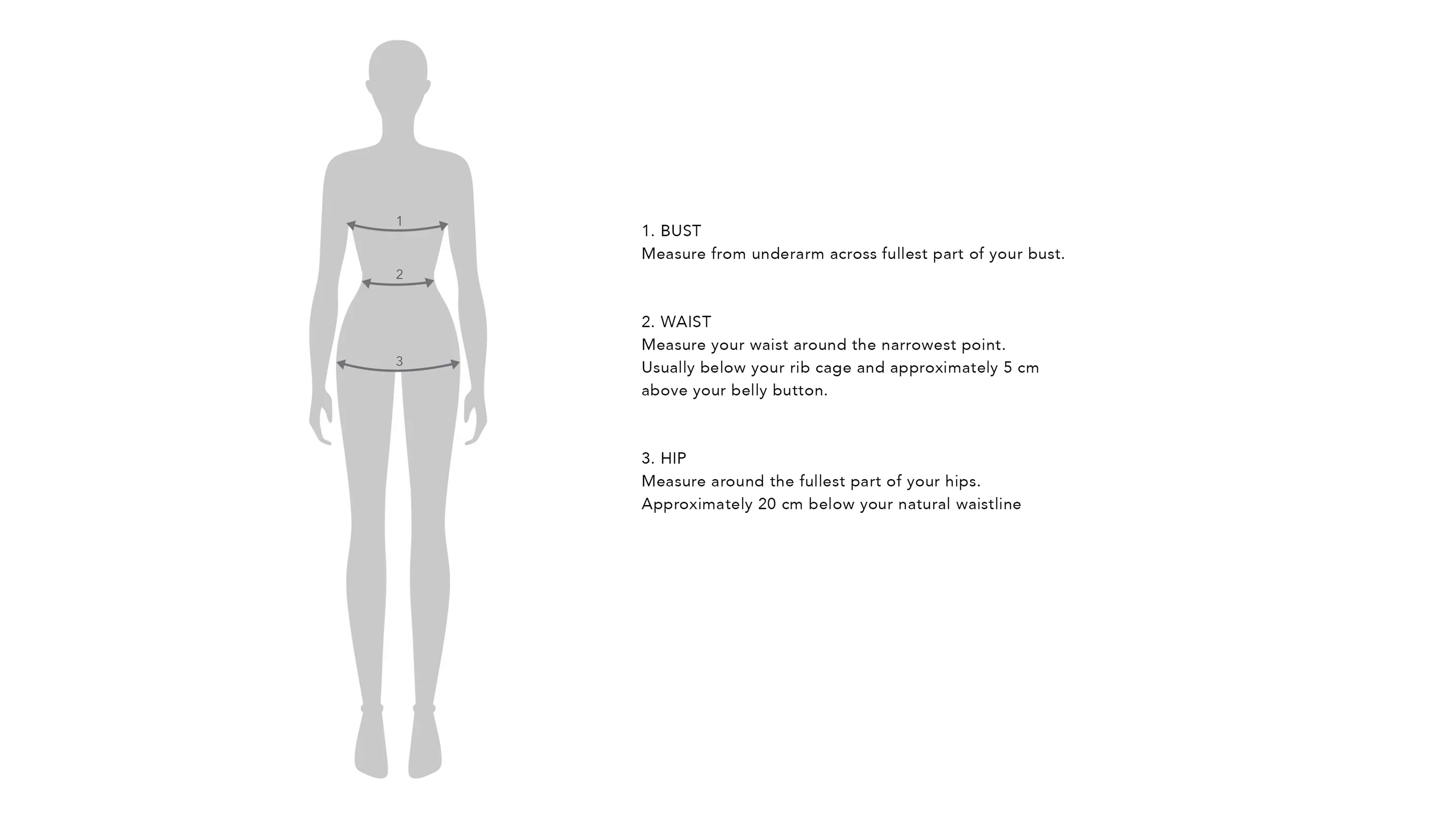 Sizing chart image